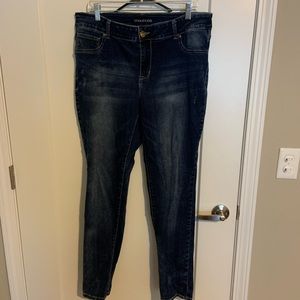 Dark denim jeans, Maurices